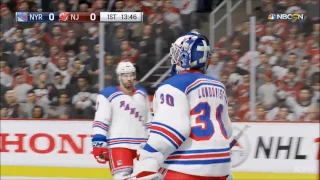 NHL 17 - New York Rangers vs New Jersey Devils | Gameplay (HD) [1080p60FPS]