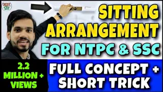 Sitting Arrangement in Reasoning Shortcuts | Sitting Arrangement in Hindi/Reasoning/Trick|SSC & NTPC