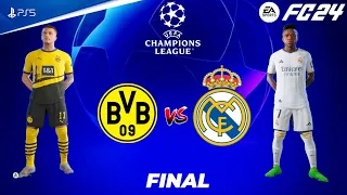 FC 24 - Borussia Dortmund vs Real Madrid | UEFA Champions League Final 2024 Full Match | PS5™ [4K60]