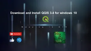 Download and Install QGIS 3.4 for windows 10 - Mapping in GIS