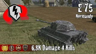 E 75  |  6,8K Damage 4 Kills  |  WoT Blitz Replays