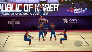 Republic of Korea (KOR) - 2022 Aerobic Worlds, Guimaraes (POR) - Aerobic Dance Qualifications