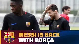 Leo Messi and seven other international players back