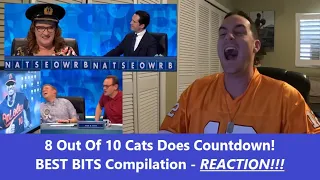 Americans React | GREG DAVIES' AWFUL IMPRESSION | 8 Out Of 10 Cats Does Countdown Bits | REACTION