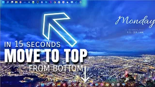 How to move Windows 11 taskbar to the top/left/right of the screen