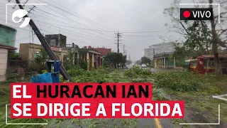 EN VIVO | Una CÁMARA registra la LLEGADA del HURACÁN IAN a FLORIDA: podría IMPACTAR como categoría 4