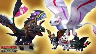 All Toothless, Light Fury, and Night Lights Dragon Costumes Showcase | Dragons: Rise of Berk