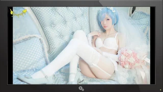 Cosplay Rem in Anime Re:Zero