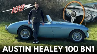 L'Austin Healey équipée du 4 cylindres | Austin Healey 100 BN1 1955