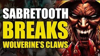 Sabretooth Breaks Wolverine's Claws (Wolverine vs Sabertooth Vol 1)