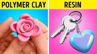 Simple Home Decoration DIYs And Creative Crafts With Glue Gun, Resin And Polymer Clay