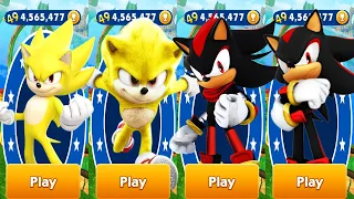 Sonic Dash vs Sonic Dash 2: Sonic Boom - Super Movie Sonic vs Shadow Event All Characters Unlocked