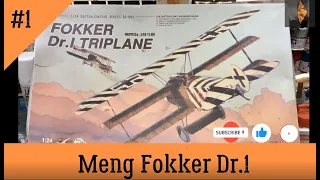 Episode 1 of my Meng 1/24 Fokker Dr.1