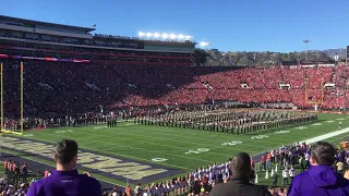 Rose Bowl 2019 Washington vs Ohio State National Anthem B2 Flyover