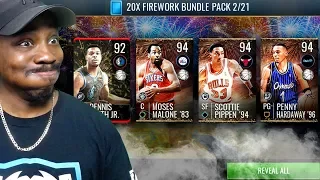 PULLING 92+ OVR NEW YEAR'S ELITES IN FIREWORK PACK OPENING! NBA Live Mobile 19 Season 3 Ep. 33