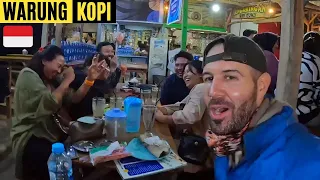 How To Make Friends in WARKOP (Cheap Indonesian Coffee Shop) 🇮🇩