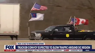 Trucker convoy surrounds DC: New developments | LiveNOW from FOX