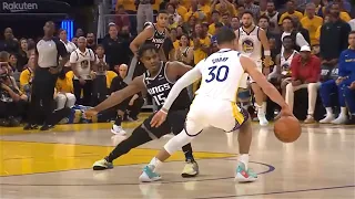 "I don't know how this guy makes this shot!" - Stephen Curry knocks down an UNREAL step-back 3!