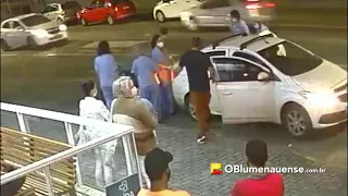 "Bebê apressado” nasce dentro de carro na frente do Hospital Santo Antônio, em Blumenau