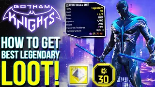 Gotham Knights - Amazing Ways To Get The Best Loot | Gotham Knights How Farm HEROIC & LEGENDARY Loot