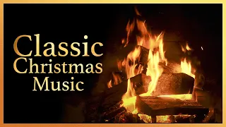 Classic Christmas Music Mix 2023 – 1 Hour Playlist (Fireplace) 🎁🎄❄️