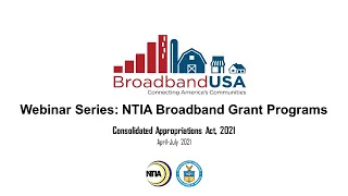 NTIA Grant Program: Tribal Broadband Connectivity Webinar, Session 5b