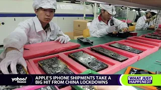 Apple iPhone shipments take a big hit from Chinese lockdowns