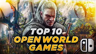 Top 10 BEST Open World Games | Nintendo Switch 2023 (UPDATED)