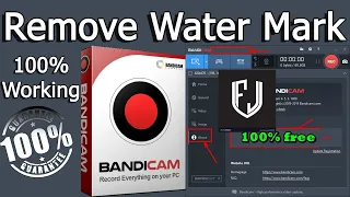 How to remove Bandicam Watermark from Video | Register  Bandicam Software Full Version