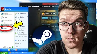 AM INSTALAT STEAM pe WINDOWS XP in 2022 - MERG JOCURILE !? (Experiment)