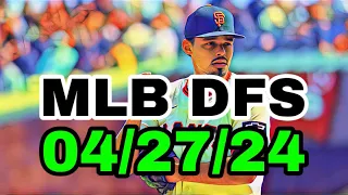 MLB DFS Picks Today 4/27/24 | DAILY RUNDOWN