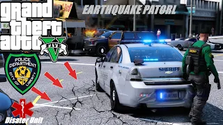 I Tried to Patrol During EarthQuake Warnings and this happened The Hardest Patrol Yet Lspdfr #78