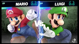 Super Smash Bros Ultimate Amiibo Fights   Request #1885 Mario vs Luigi