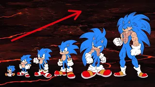 Sonic Boom GROWING UP EVOLUTION  | Sonic @EasyLittleDrawings