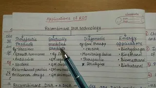 Recombinant DNA technology part1