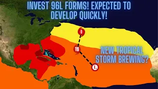 Invest 96L Forms! Expected To Develop Quickly! New Tropical Storm Brewing?