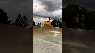 backflip in the ramp ##scooter