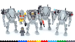 LEGO Mech MOCs complete! Combat & utility variants up close