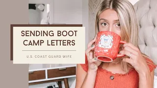 Surviving Boot Camp, Writing Letters, Facebook Group | during covid | coast guard wife