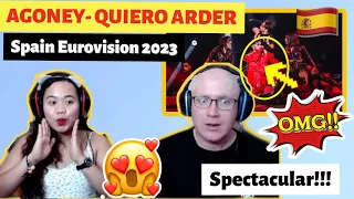 Agoney – Quiero arder | Benidorm Fest 2023 | Primera Semifinal | Spain Eurovision 2023 REACTION!🇪🇸