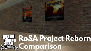 GTA San Andreas RoSA Project Reborn Comparison