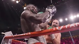 Tyson Fury vs Deontay Wilder III - Knock Out in Slow Motion