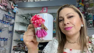 Taza de muñeca con globos 🎈