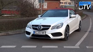 2015 Mercedes E 500 Cabrio (407hp) - DRIVE & SOUND (1080p)