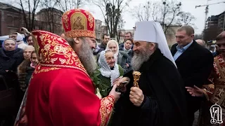 Святкове богослужіння у Свято Варваринському храмі на території столичної лікарні