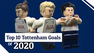 Top 10 Tottenham Goals of 2020 in LEGO | Son, Kane, Bale, and more!