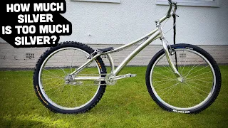 I Built The Most Silver Bike Possible But Is It Any Good? Giant Trials Team Mk3