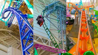 Every Roller Coaster At Nickelodeon Universe, NJ featuring the Worlds Steepest Roller Coaster!