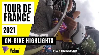 Most dramatic Tour de France 2021 on-bike footage