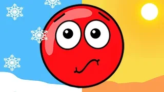 Новый КРАСНЫЙ ШАР #12. 31-32 УРОВНИ.  Мультик ИГРА New Red Ball 2